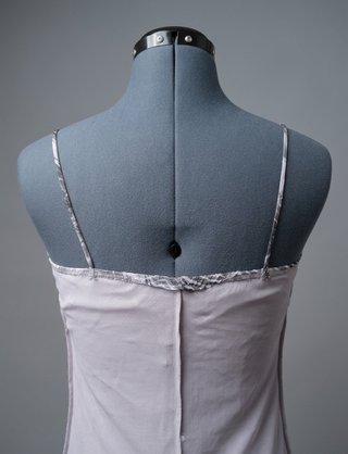Vestido Lencero Midi Gasa Slip Dress Cocktail 90s