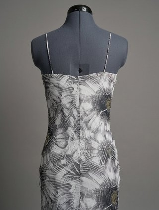 Vestido Lencero Midi Gasa Slip Dress Cocktail 90s