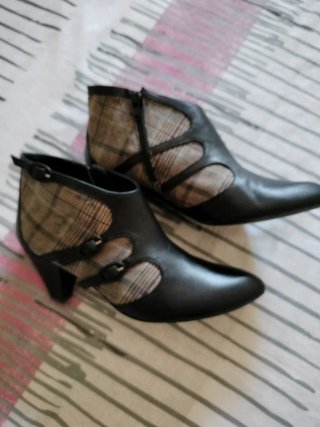 Botines Piel Salvador Sapena Negro Multicolor