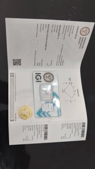 Diamante Natural VS1 Blanco 1.00ct Certificado IGI