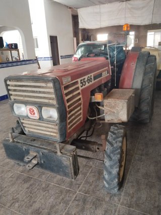 Tractor Fiatagri con turbo y retovator