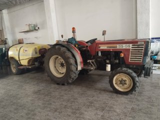 Tractor Fiatagri con turbo y retovator