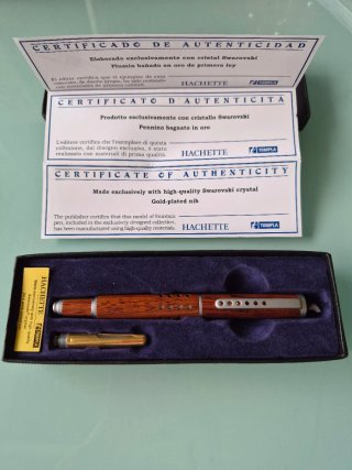 Penna Stilografica Hachette Cristalli Swarovski