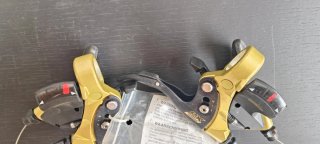 Manetes Shimano LX Gold Edition