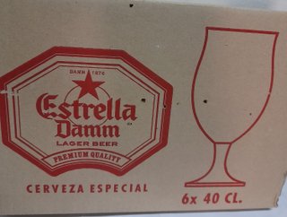 Caja 6 Copas PREMIUM Estrella Damm 40 cl