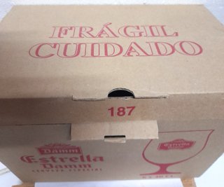 Caja 6 Copas PREMIUM Estrella Damm 40 cl