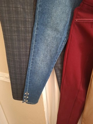Lote 4 Pantalones Talla 38 Camel Granate