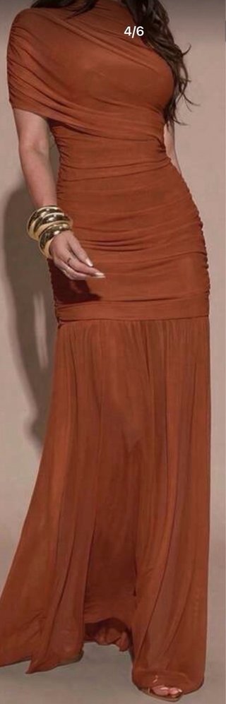 Vestido naranja sin estrenar talla 34/36