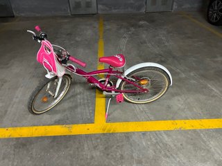 Bicicleta niña rosa