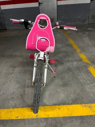 Bicicleta niña rosa