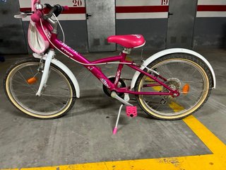 Bicicleta niña rosa