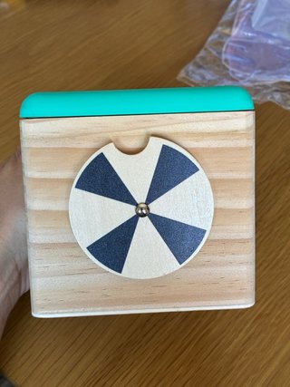 Caja de pañuelos de madera para bebés