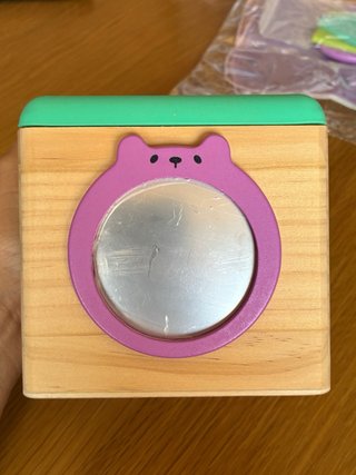 Caja de pañuelos de madera para bebés