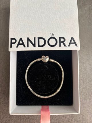 Pulsera Pandora Corazón Plata