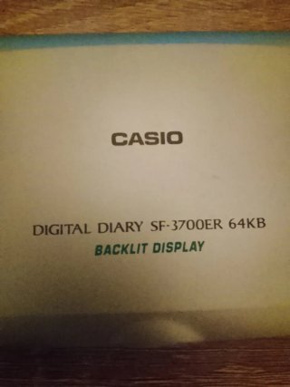 Diario Digital Casio SF-3700ER 64KB