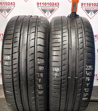 225 40 18 Y CONTINENTAL RUEDA AL 90% VIDA UTIL