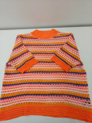 Jersey calado multicolor