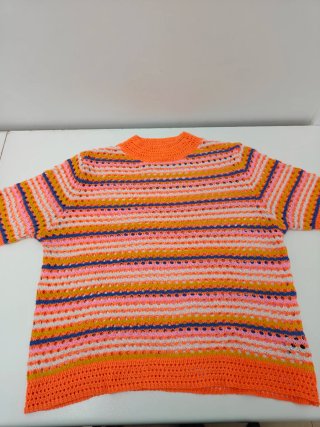 Jersey calado multicolor