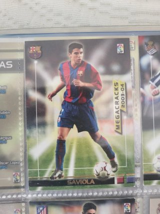 Lote 8 MegaFichas Mega Cracks 2003-04 Barça