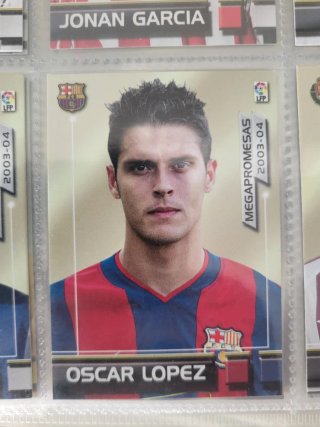 Lote 8 MegaFichas Mega Cracks 2003-04 Barça