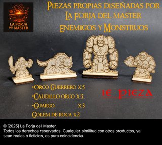 Pack Minis Madera Láser - La Forja del Máster