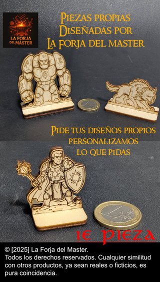 Pack Minis Madera Láser - La Forja del Máster