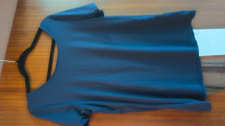 T-shirt Cameiu blu taglia xxl
