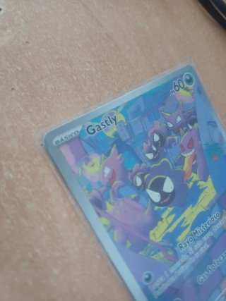 Gastly Carta Pokémon Arte