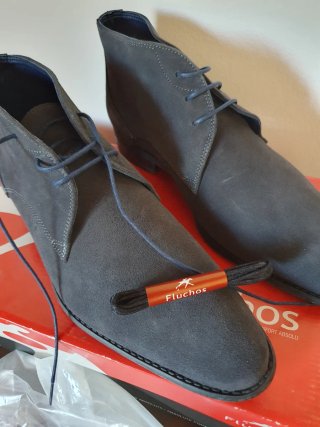 Botines Fluchos Hombre Gris