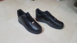 Nike Air Force 1 Negras Talla 44 Originales