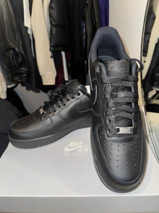 Nike Air Force 1 Negras Talla 45 Originales