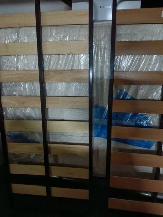 Somier 80cm Metal y Madera