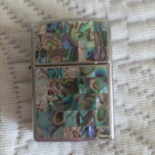 Zippo con incrustazioni di abalone_1