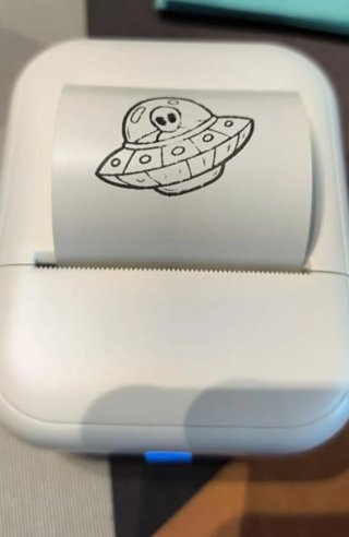 Mini Impresora de Etiquetas + Marcadores