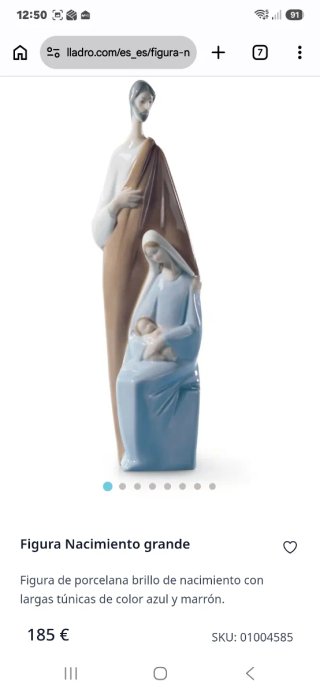 Nacimiento Lladro 22 cm(185€)
