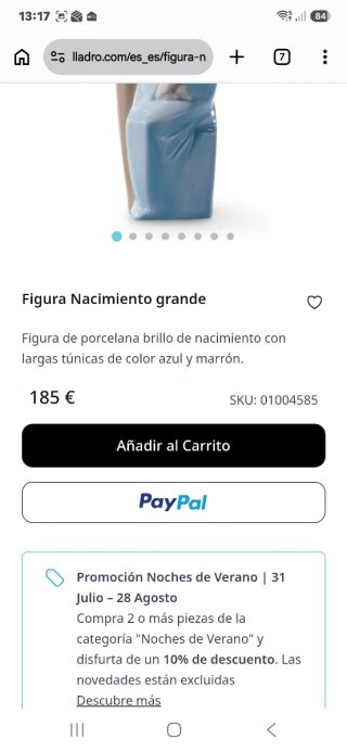 Nacimiento Lladro 22 cm(185€)