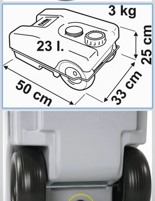 Fiamma Roll Tank 23 - Depósito aguas grises
