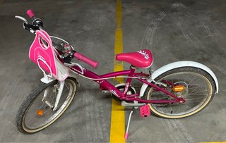 Bicicleta niña rosa con marchas