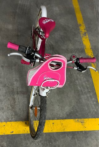 Bicicleta niña rosa con marchas