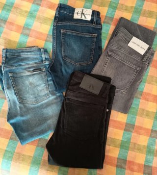 Lote 4 Vaqueros niña Calvin Klein talla 16 años