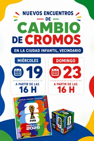 Encuentro de cambio de cromos FIFA 2026