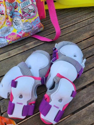 Bolsa para patines de ruedas y protección