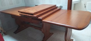 Mesa extensible madera maciza