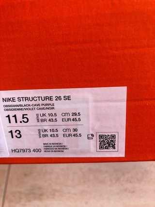Zapatillas Nike Structure 26 SE Talla 45.5