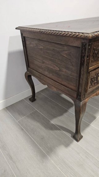 Escritorio de Despacho Antiguo Estilo Renacimiento