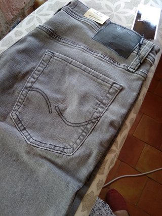 Pantalón Jack & Jones Gris Talla 33