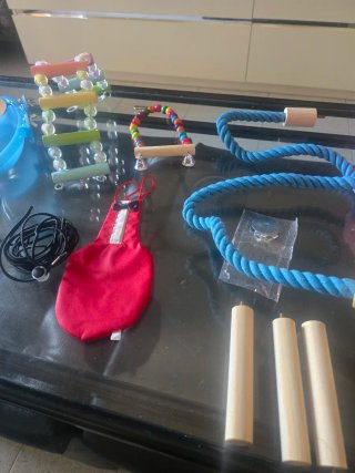 Lote Accesorios Juguetes Pajaros
