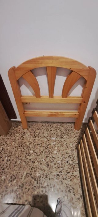 2 Cabeceros de madera 90 cm