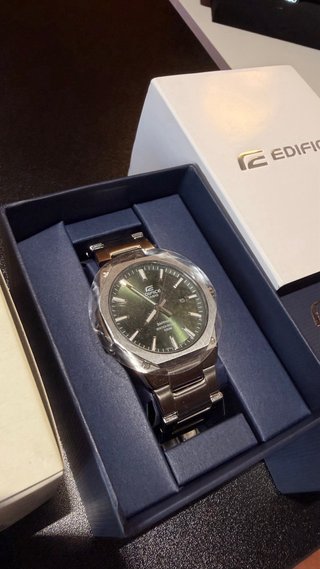 Reloj Casio Edifice Acero Verde
