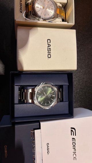 Reloj Casio Edifice Acero Verde